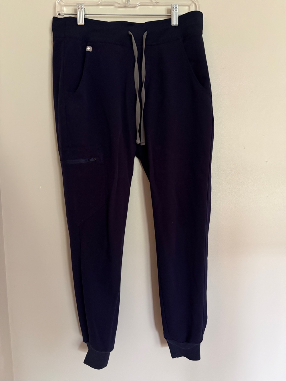 Women’s Navy Jogger Pants with Drawstring Waist